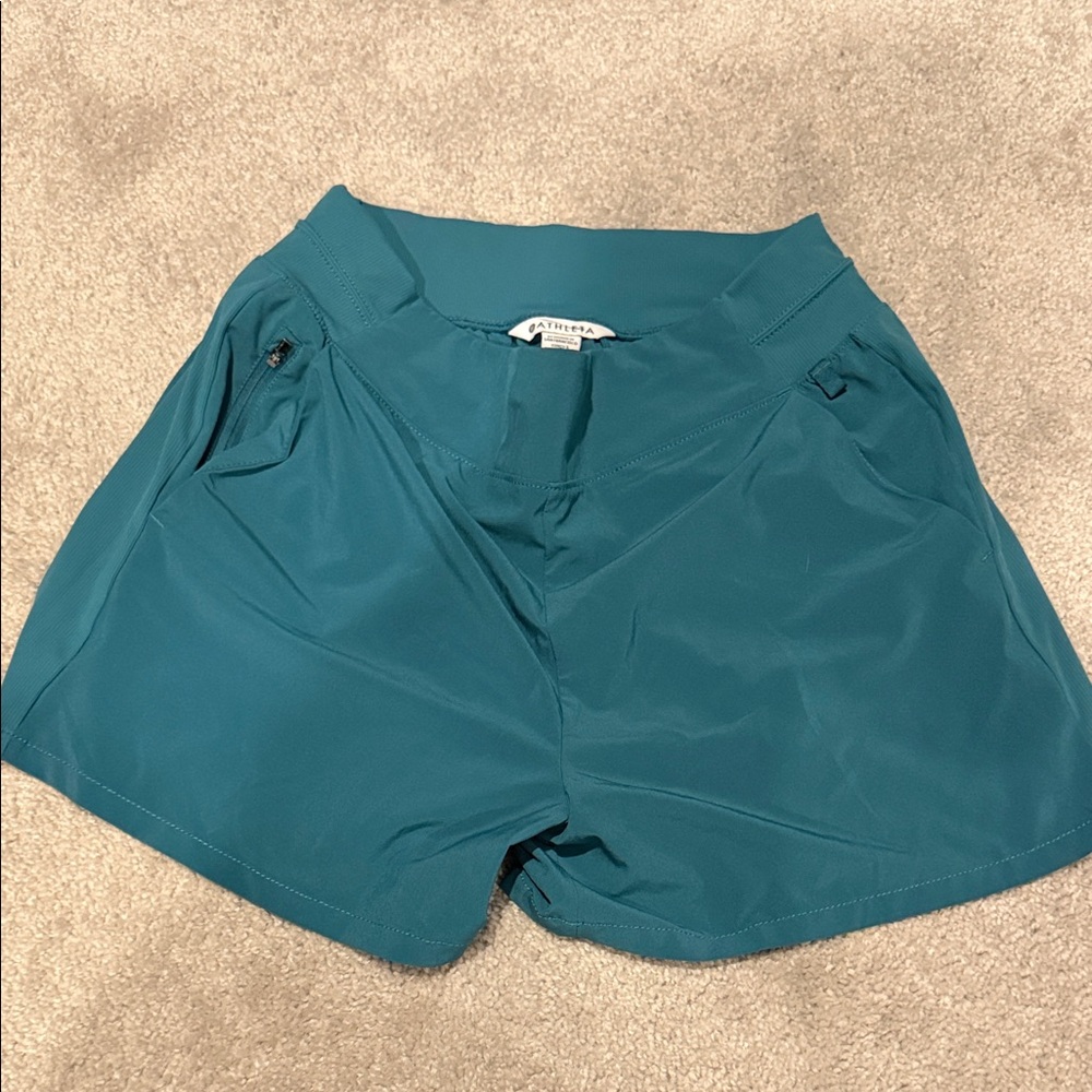 Athleta Teal Athletic Shorts